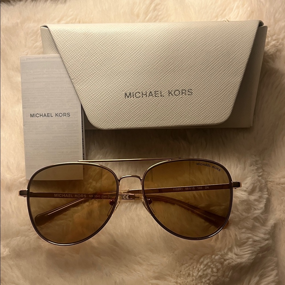 Micheal Kors San Diego Rose Gold Sunglasses